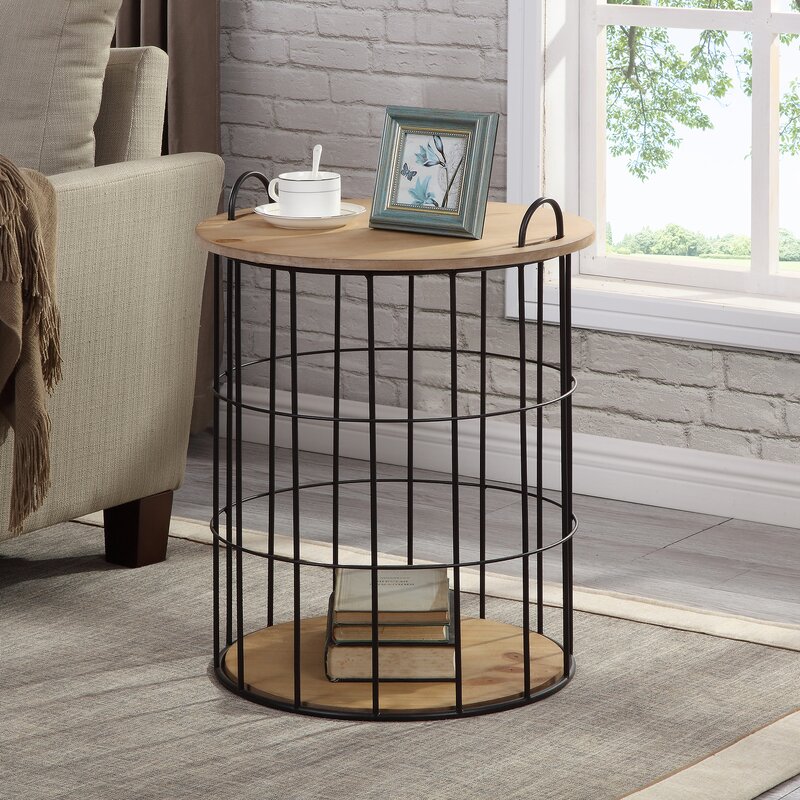 Williston Oakridge Basket End Table & Reviews Wayfair